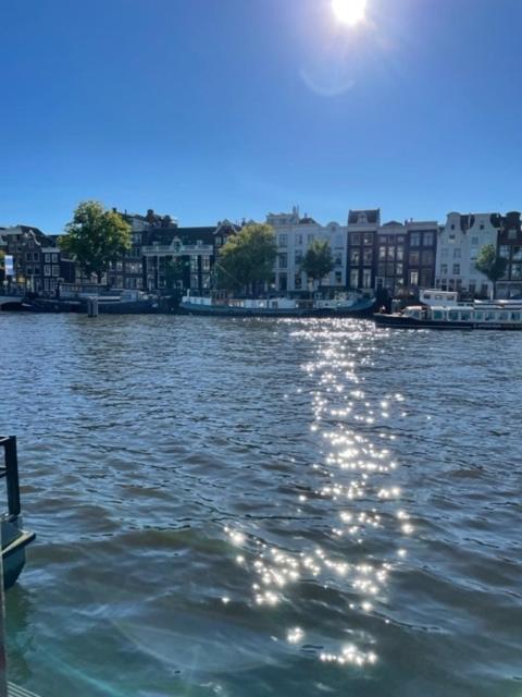 Houseboat Amstel River Studio Amsterdam Exterior photo